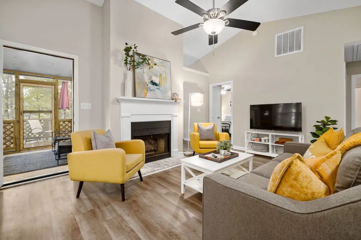 The standard project on this page: a prefabricated unit behind a painted wood mantel — the scope that fills the $1,900–$4,200 typical band